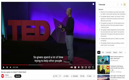 image for YouTube Summarizer