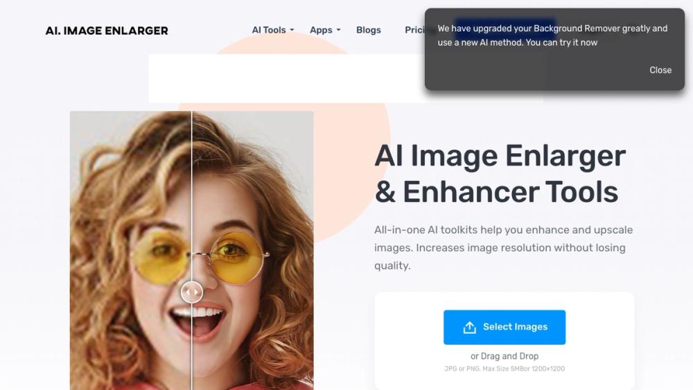 image for AI. Image Enlarger