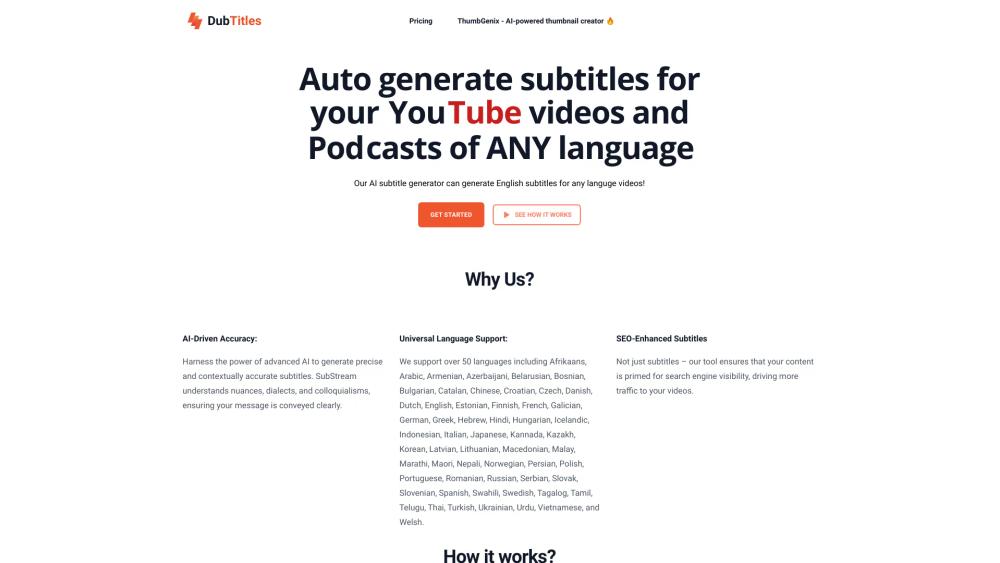 image for Dubtitles