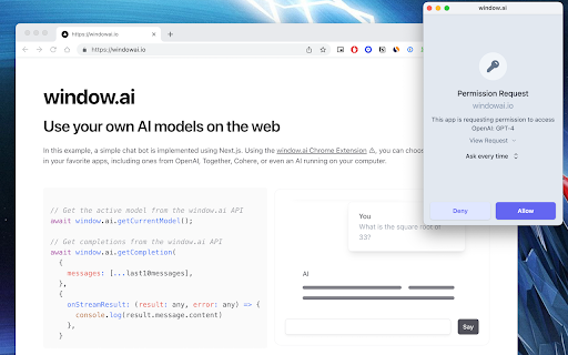 image for Window AI