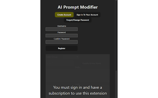 image for AI Prompt Modifier