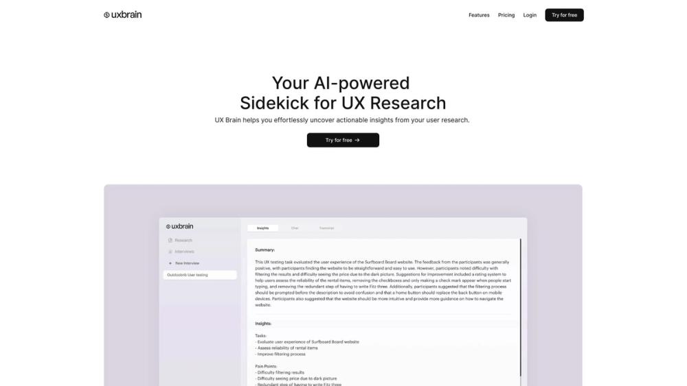 image for UX Brain AI