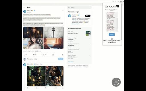 image for UncovAI Extension