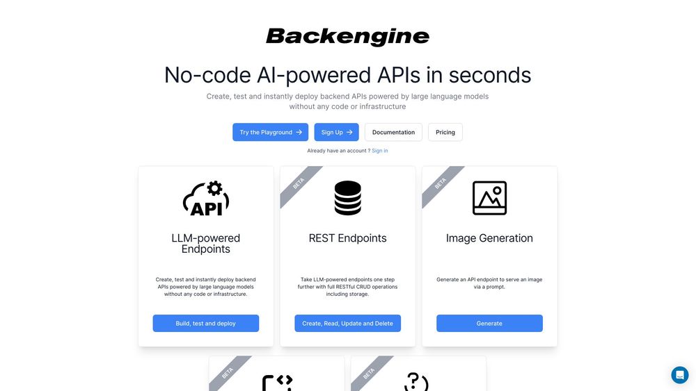 image for Backengine