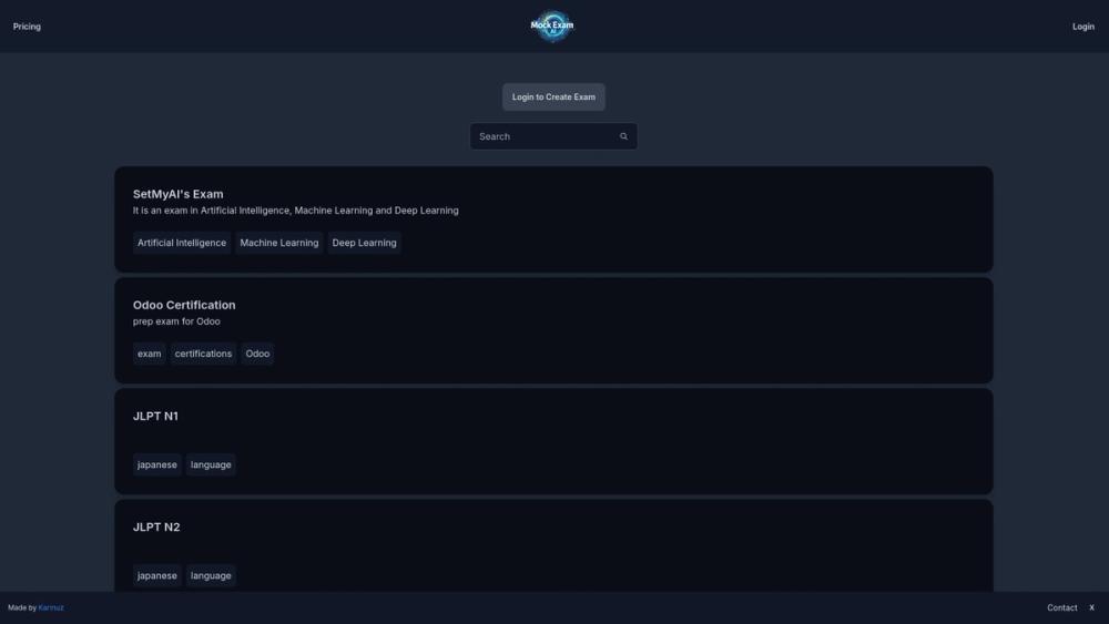 image for Mock Exam AI
