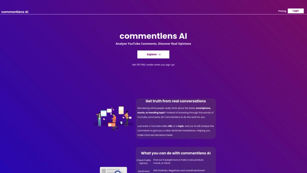 image for CommentLens AI