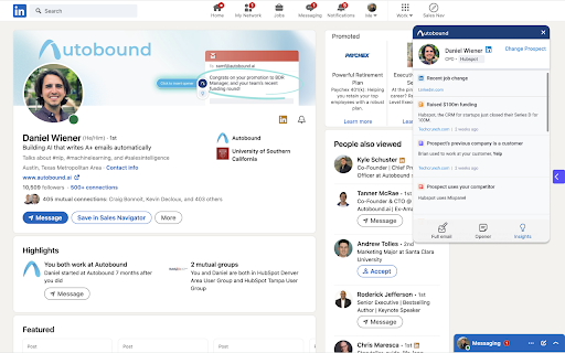 image for Autobound (ChatGPT for sales emails)
