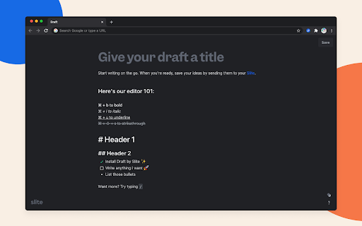 image for Draft by Slite
