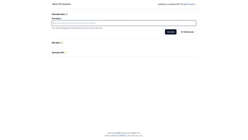 image for AI-Powered Mock API Generator