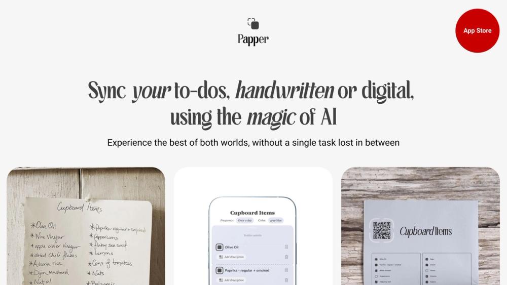 image for Papper: Scan Handwritten Todos