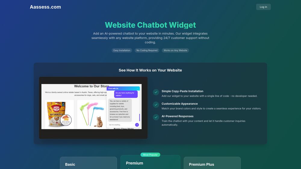 image for AI-powered chatbot for websites