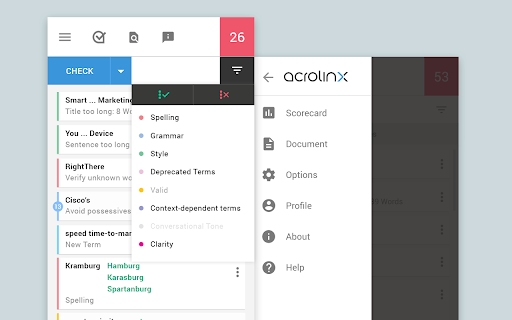 image for Acrolinx for Chrome