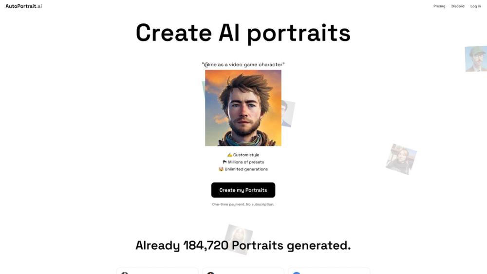 image for AutoPortrait - AI Portraits Generator