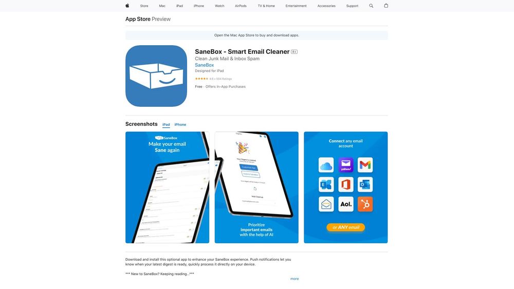 image for SaneBox iOS App
