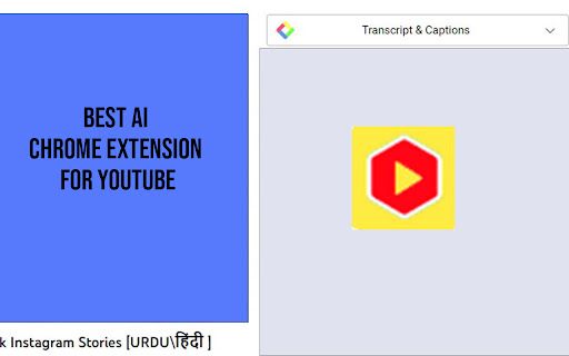 image for YouTube Captions with ChatGPT
