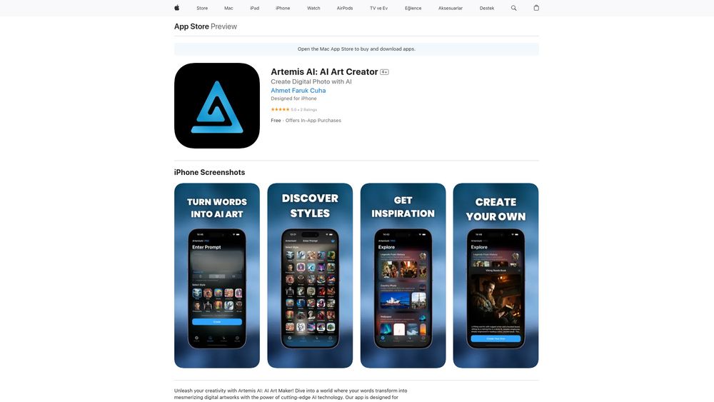 image for ArtemisAI: AI Art Creator