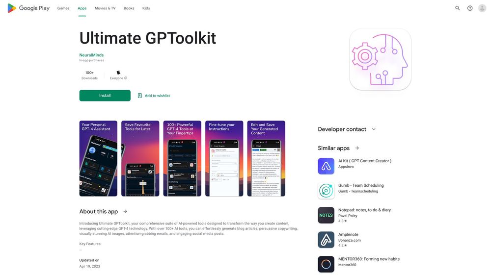 image for Ultimate GPToolkit