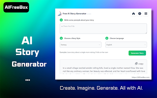 image for Free AI Story Generator - Craft Unique Plots