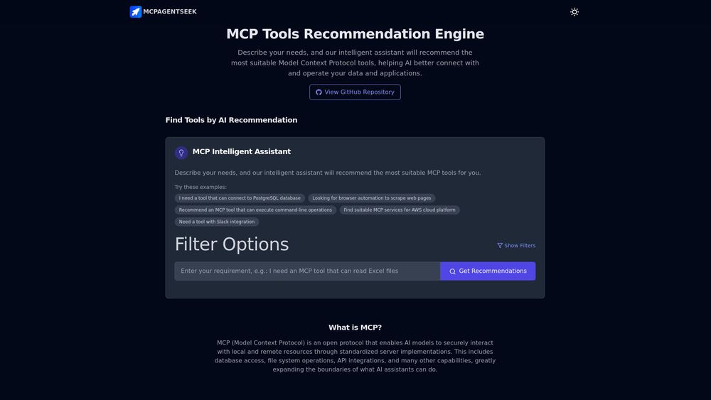 image for MCPAGENTSEEK