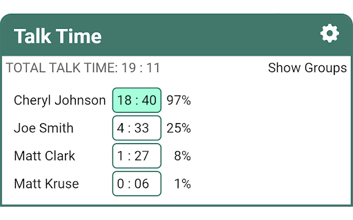 image for Talk Time for Google Meet