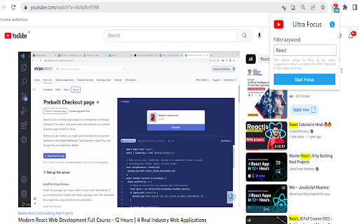 image for Youtube Ultra Focus Mode