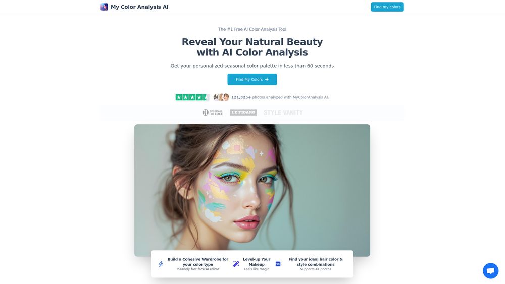 image for My Color Analysis AI