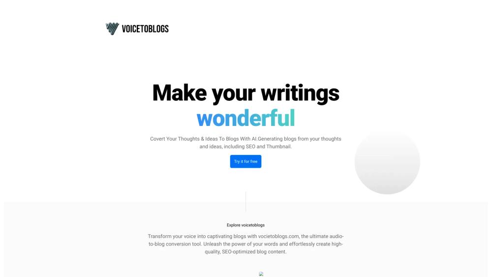 image for voicetoblogs