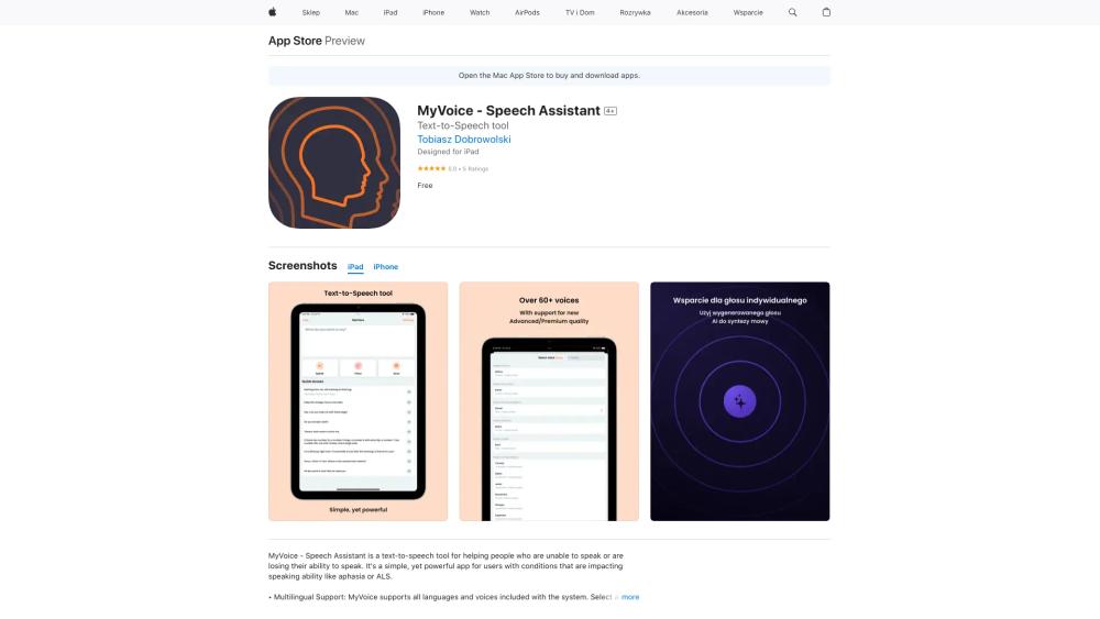 image for MyVoice - Speech Assistant