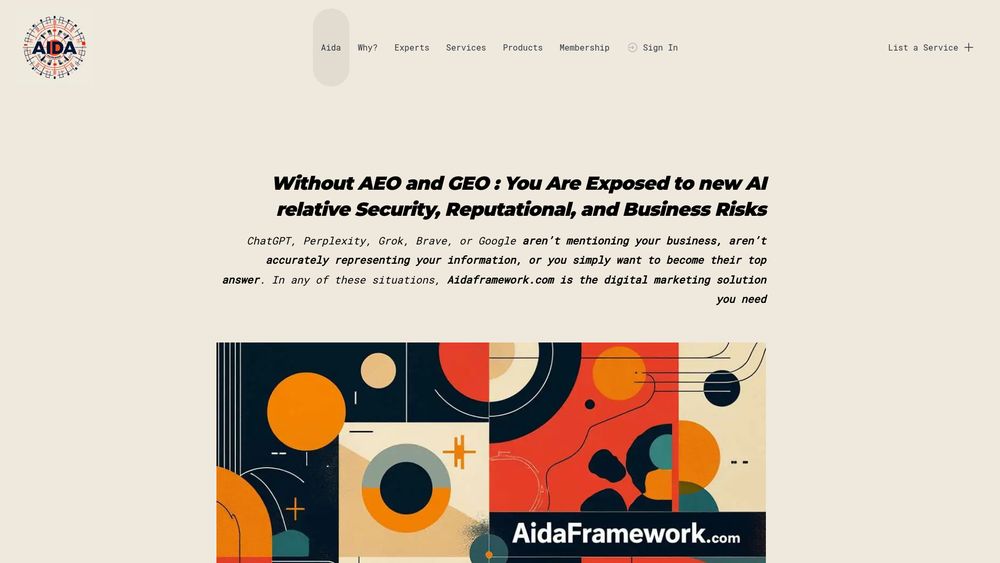 image for AidaFramework.com