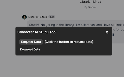 image for Character.AI Data Donation Tool