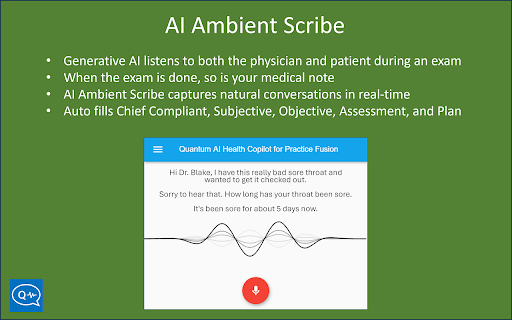 image for Quantum AI Health Copilot and Ambient Scribe for Practice Fusion