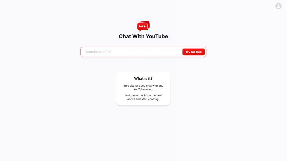 image for Chat with YouTube
