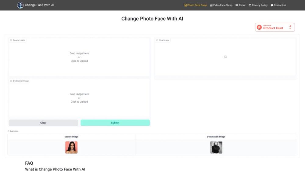 image for Change Face With AI