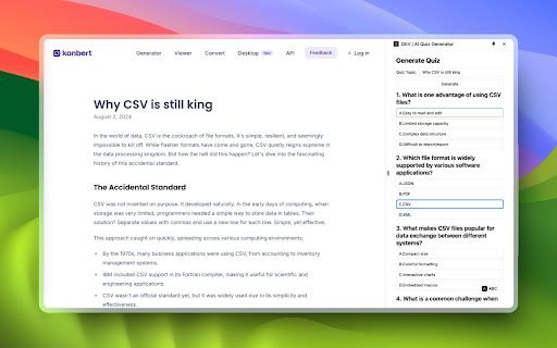 image for AI Quiz Generator