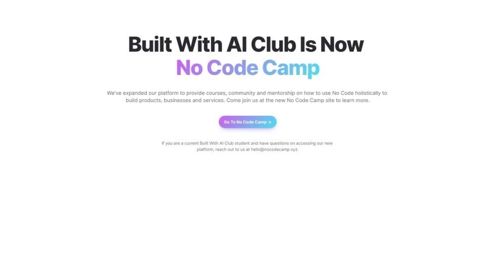 image for Built With AI Club