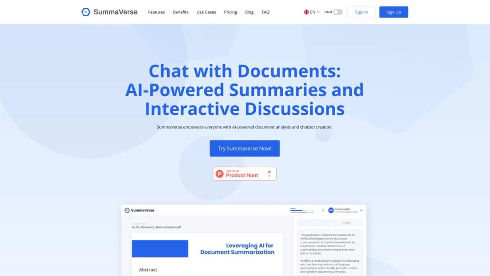 image for SummaVerse