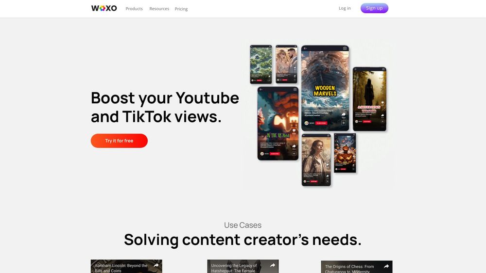 image for WOXO: AI Video Generator for Social Content