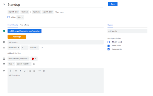 image for Pesto (Pragli) Scheduler for Google Calendar