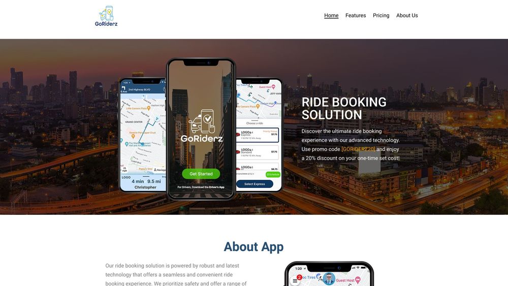 image for Goriderz SAAS p2p ridesharing & delivery