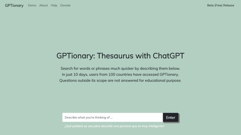image for GPTionary