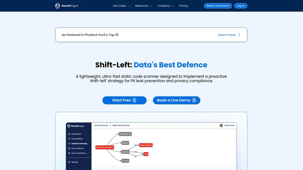 image for HoundDog.ai Static Code Scanner