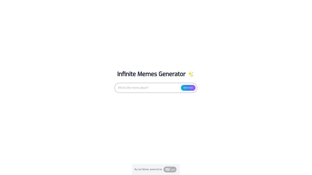 image for Infinite Meme Generator