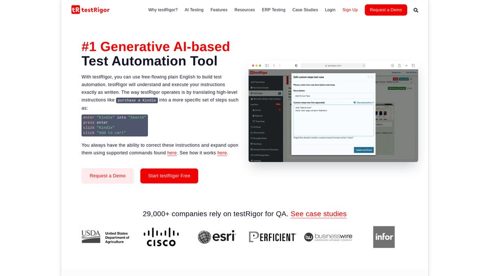 image for testrigor.com