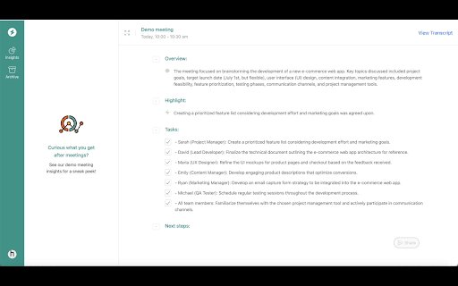 image for Huddlenow Insights