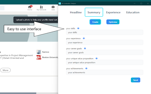 image for AI LinkedIn Helper