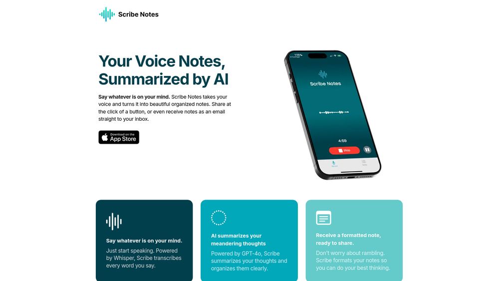 image for Scribe Notes