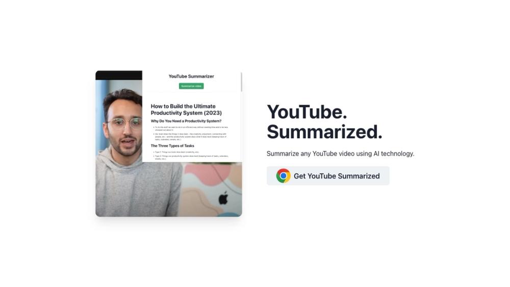 image for YouTube Summarized