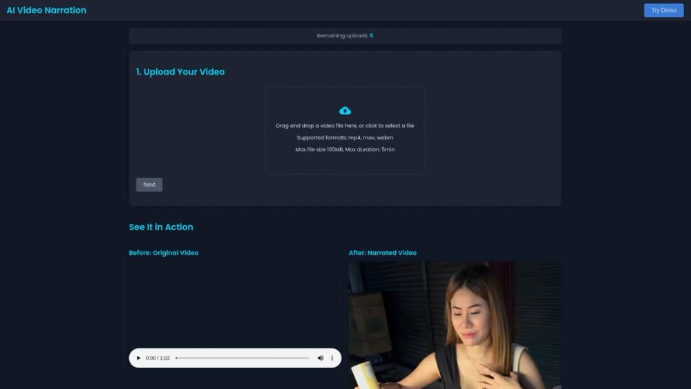 image for AI Video Narration