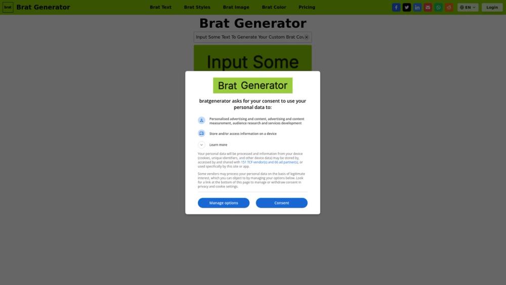 image for Brat Generator