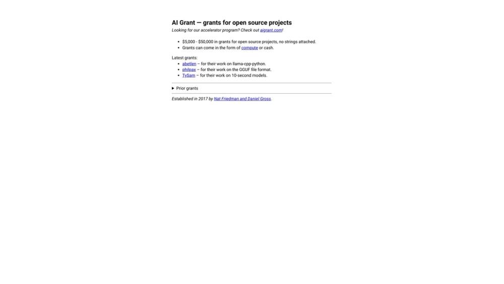 image for AI Grant